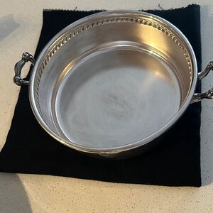 Elegant Silver Serving Dish